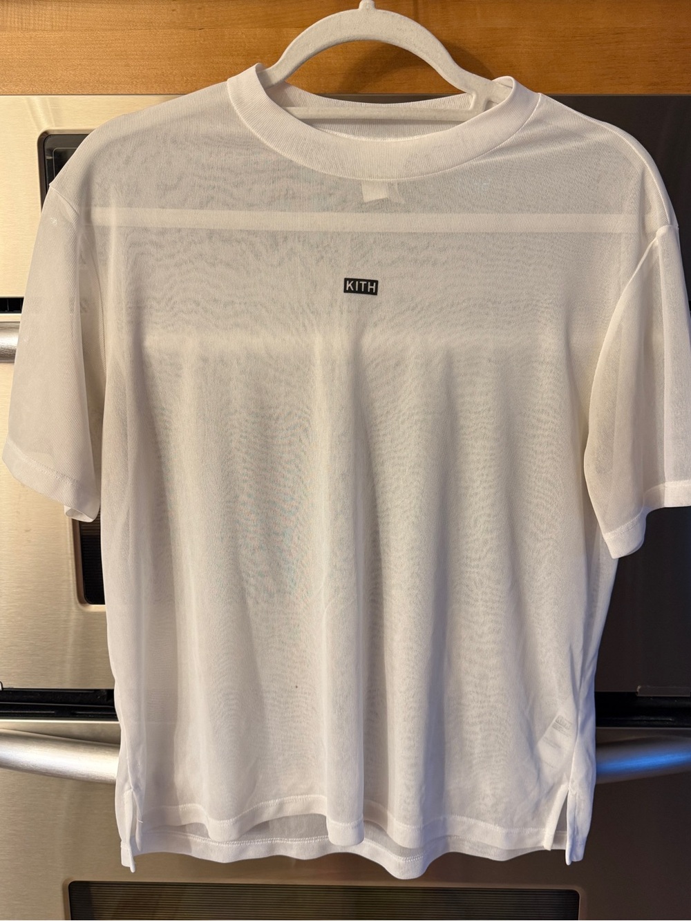 Kith Women White Short-Sleeve Logo Tee